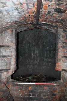 Ice house interior showing the interior chamber
