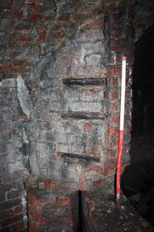 W side of the inner chamber of the ice house
