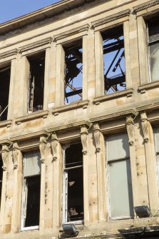 Detail of window casings from south.