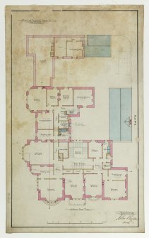 Edinburgh, Lasswade Road, Southfield House.
Plan of bedroom floor.

