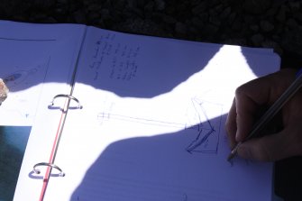 Hand drawn sketch of the Balchrick anchor
