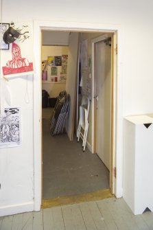 Interior.  Front studio.  Hallway from N.