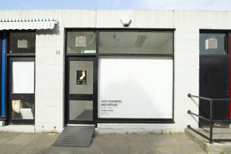 Elevation of gallery space from SW.