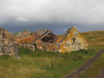 General view of byre, from E