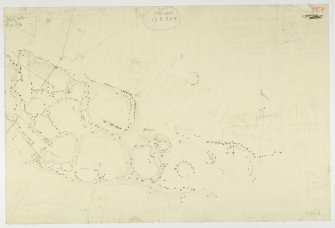 Plane-table survey: Dreva Hill (Sheet 3 of 10); Settlement Y and part of field system.