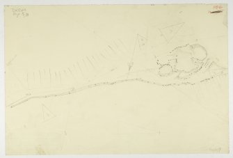 Plane Table Survey: Dreva Hill (Sheet 5 of 10); Settlement Y and part of field system.