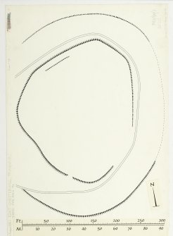 Publication Drawing: Fort, Chester Hill, Traquair