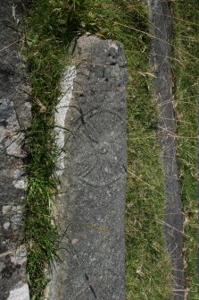 Detail of incised cross