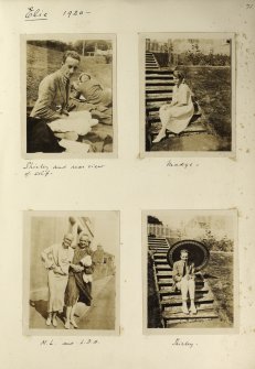 Four portraits of people in Elie.
