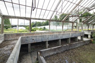 Detail of planting pit in greenhouse, Walled Garden, Housedale, Dunecht House.