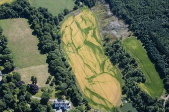 Oblique aerial view