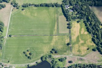 Oblique aerial view