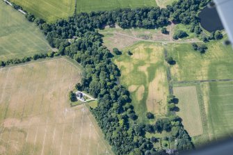 Oblique aerial view