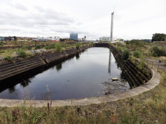 View looking SE from the NW end of graving dock no. 2.