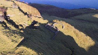 Oblique aerial view