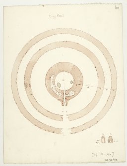 Plan of Craig Carrol broch.