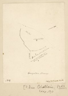 Plan of fort at Dun Gallain.