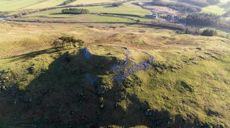 Oblique aerial view