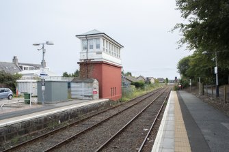 General view of Signal Box from north west.