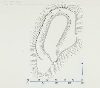 Publication drawing; plan of fort, Dun Iadain
