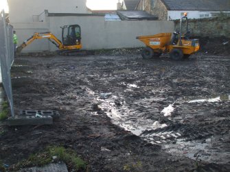 Watching brief photograph, General shot, pre excavation, 36 Drum Street, Gilmerton, Edinburgh