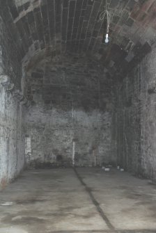 Historic building recording, General view, vault 19 from SW, East Market Street Vaults, Edinburgh