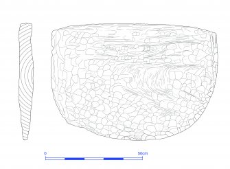 Illustration: 'The transom showing wood-working detail'