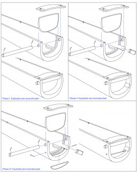 Illustration: 'Schematic reconstructions of the development of the stern'