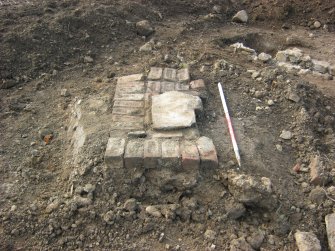 Excavation, Brick setting [08] from E, Craigpark Quarry, Ratho, Edinburgh