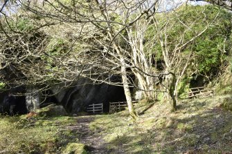 General view of cave from the SW