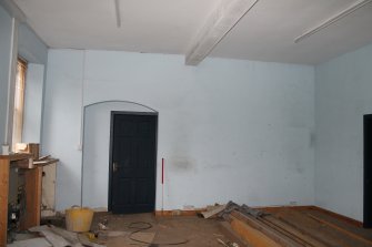 Historic building recording, Room 4, General view from W, 24-26 West Harbour Road, Edinburgh