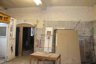 Historic building recording, Room 7, General view from SWW, 24-26 West Harbour Road, Edinburgh