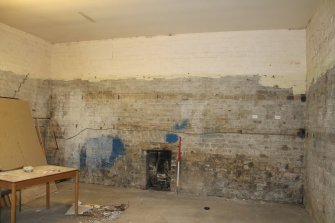 Historic building recording, Room 7, General view from NW, 24-26 West Harbour Road, Edinburgh