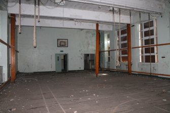 Historic building recording, Room G1/8, General view from S, Ainslie Park High School and (later) Telford College, Pilton, Edinburgh