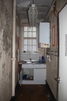 Historic building recording, No 5 (former post office), Room 0/5, general view from NE, 4-5 West Park Place, Edinburgh