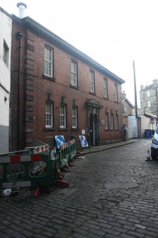 Historic building recording, No 5 (former post office), General view of SW elevation from W, 4-5 West Park Place, Edinburgh