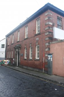 Historic building recording, No 5 (former post office), General view of SW elevation from W, 4-5 West Park Place, Edinburgh