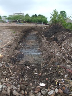 Archaeological survey, General view of trench, Curriehill Primary School, 209 Lanark Road West, Currie