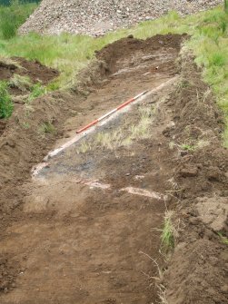 Archaeological survey, General view of trench, Curriehill Primary School, 209 Lanark Road West, Currie