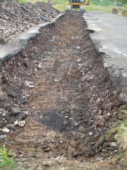 Archaeological survey, General view of trench, Curriehill Primary School, 209 Lanark Road West, Currie