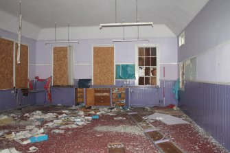 Historic building recording, Room 1/2, General view from NE, Curriehill Primary School, 209 Lanark Road West, Currie