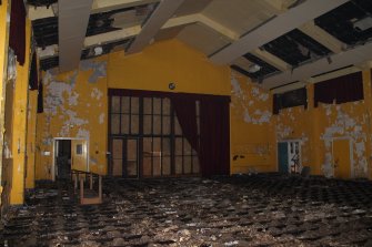 Historic building recording, Room 0/15a, General view of main hall from E, Curriehill Primary School, 209 Lanark Road West, Currie