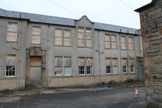 Historic building recording, SE elevation, General view of SW end from S, Curriehill Primary School, 209 Lanark Road West, Currie