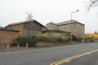 Historic building recording, SW elevation, General view from S, Curriehill Primary School, 209 Lanark Road West, Currie