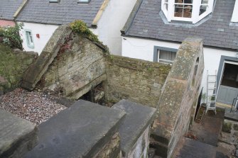 Historic building recording, General view from SE, 'St Annes', 2 East Terrace, South Queensferry