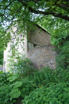 Historic building recording, W elevation, General view prior to demolition from NW, Kinleith Paper Mill, Currie