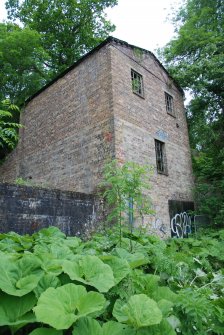 Historic building recording, General view prior to demolition from NE, Kinleith Paper Mill, Currie