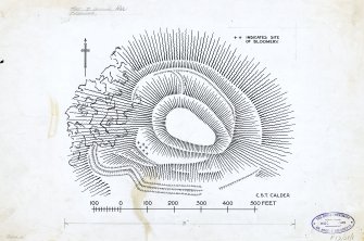 Publication drawing; fort, East Lomond Hill. 