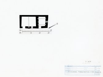 Publication drawing. Arichonan Township. Plan of house and barn (building D2).