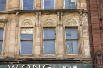 Detail of windows on York Street. 
